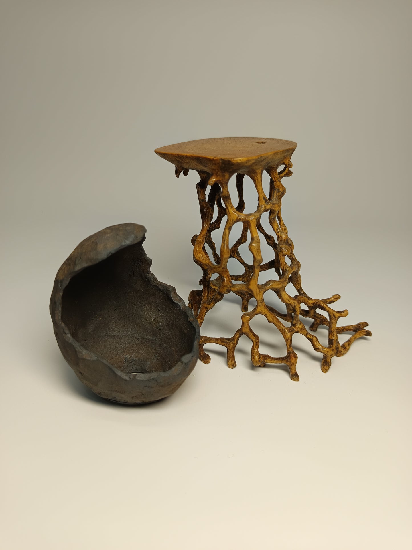 Mesita raíces Buxo · Kurama