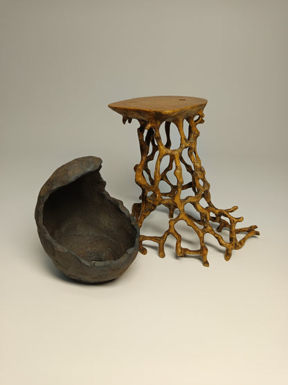 Mesita raíces Buxo · Kurama