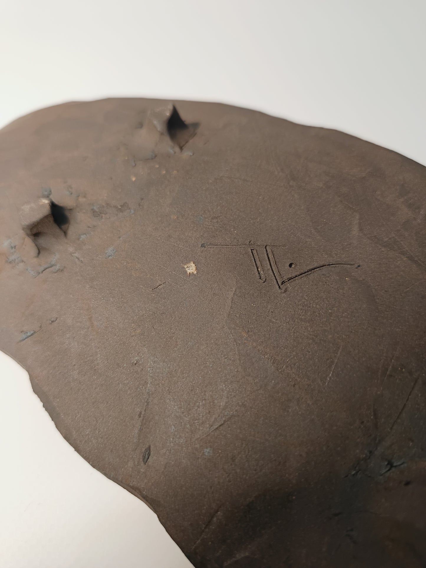 Bandeja cerámica manganeso 0001