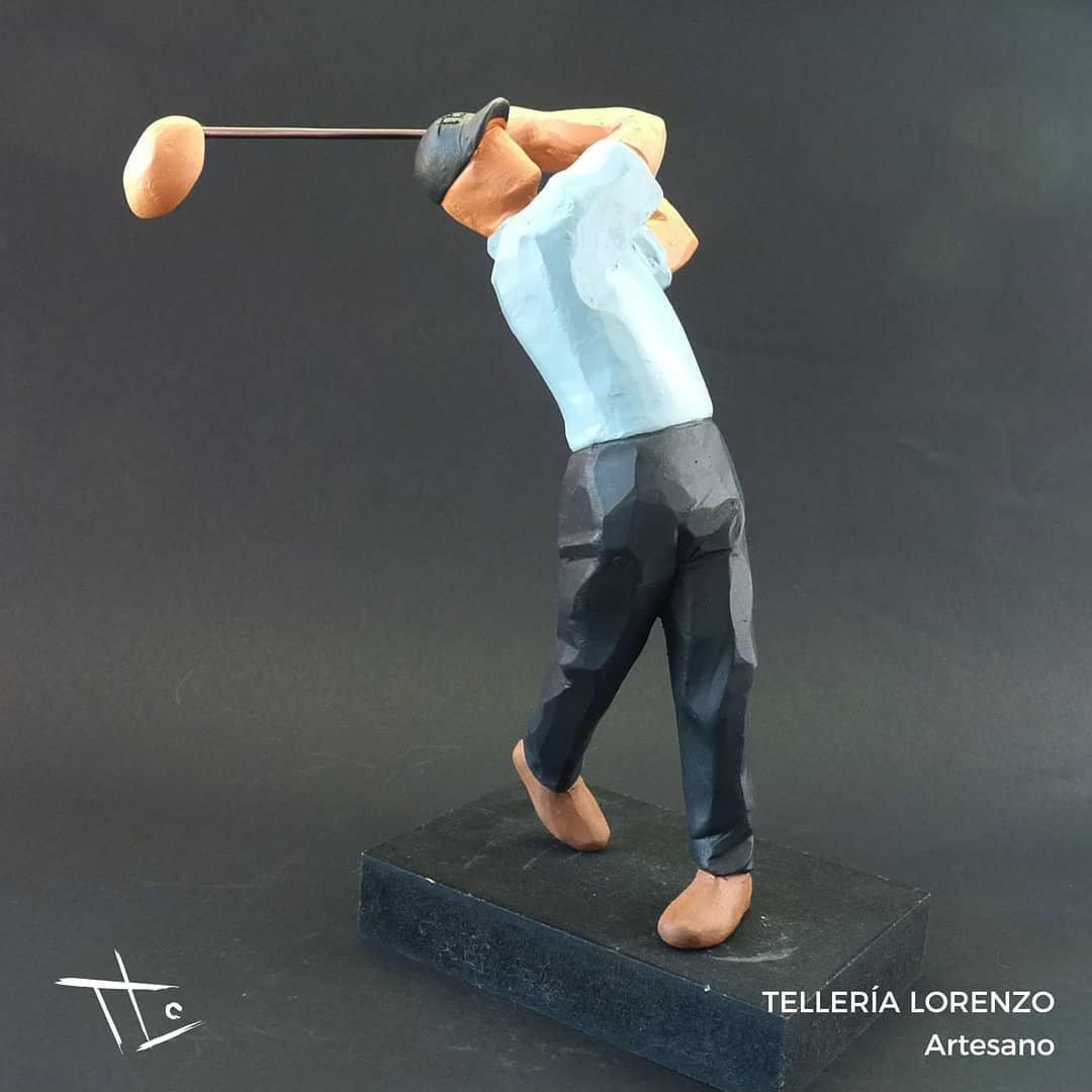 Escultura cerámica GOLF
