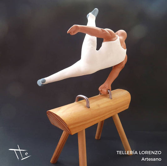 Escultura cerámica CABALLO CON ARCOS